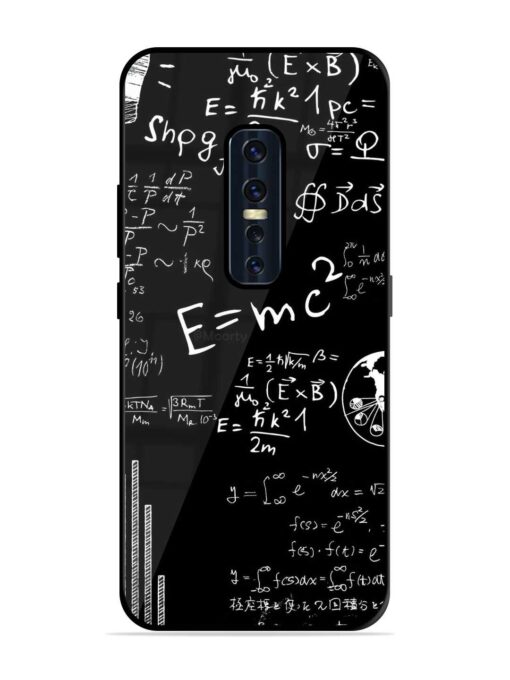 E=Mc2 Mass?Energy Equivalence Glossy Metal Phone Cover for Vivo V17 Pro Zapvi