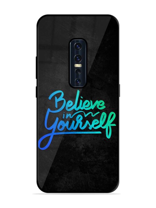 Believe In Yourself Glossy Metal Phone Cover for Vivo V17 Pro Zapvi