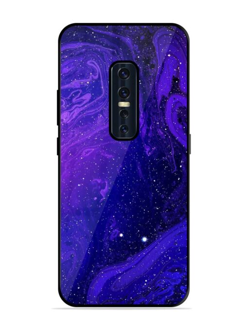 Galaxy Acrylic Abstract Art Glossy Metal Phone Cover for Vivo V17 Pro Zapvi