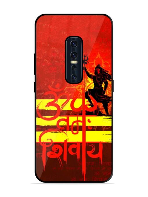 Illustration Lord Shiva Glossy Metal TPU Phone Cover for Vivo V17 Pro Zapvi