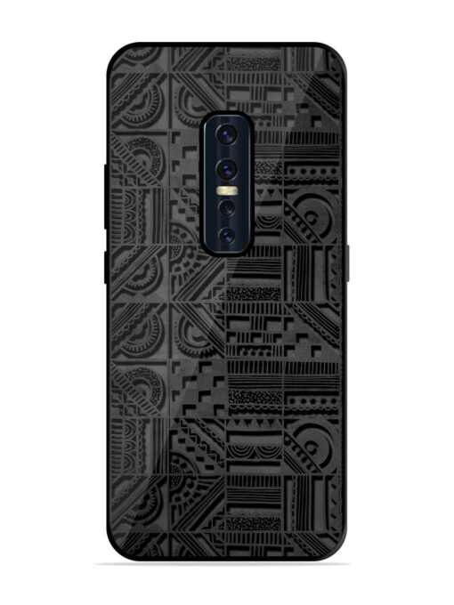 Seamless Pattern Glossy Metal Phone Cover for Vivo V17 Pro Zapvi