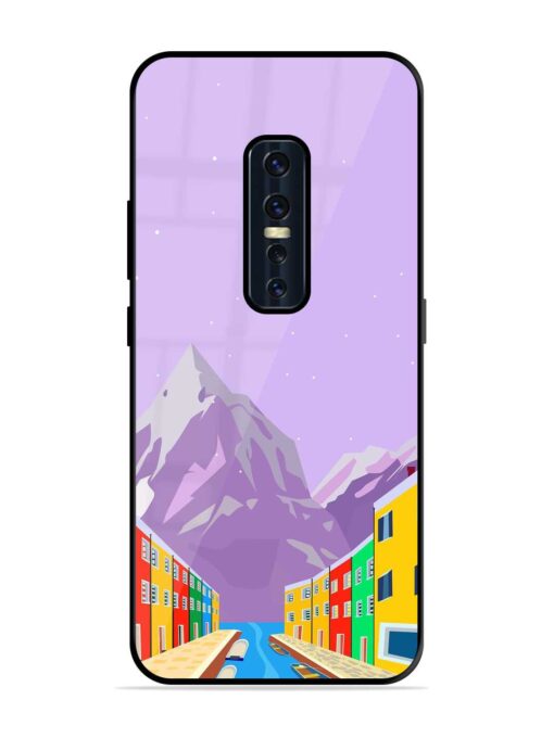 Venice City Illustration Glossy Metal Phone Cover for Vivo V17 Pro Zapvi