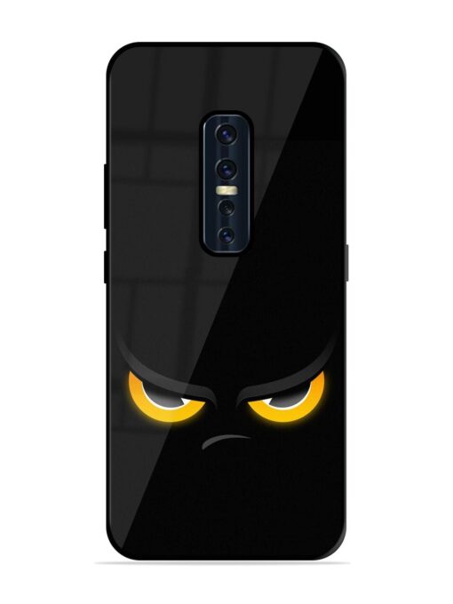 Scary Yellow Eye Glossy Metal TPU Phone Cover for Vivo V17 Pro