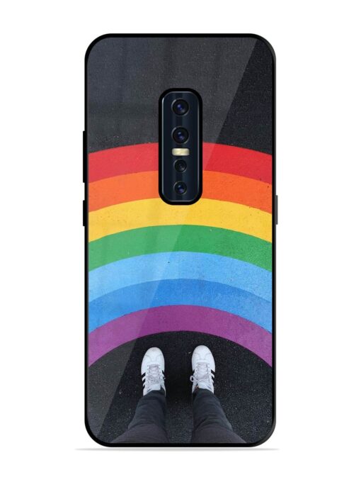 Legs Rainbow Glossy Metal TPU Phone Cover for Vivo V17 Pro Zapvi