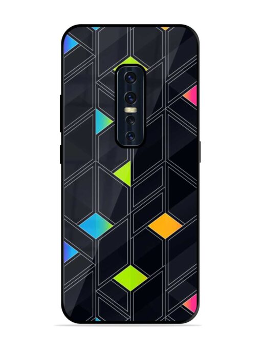 Abstract Mosaic Seamless Glossy Metal Phone Cover for Vivo V17 Pro Zapvi