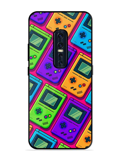 Game Seamless Pattern Glossy Metal Phone Cover for Vivo V17 Pro Zapvi