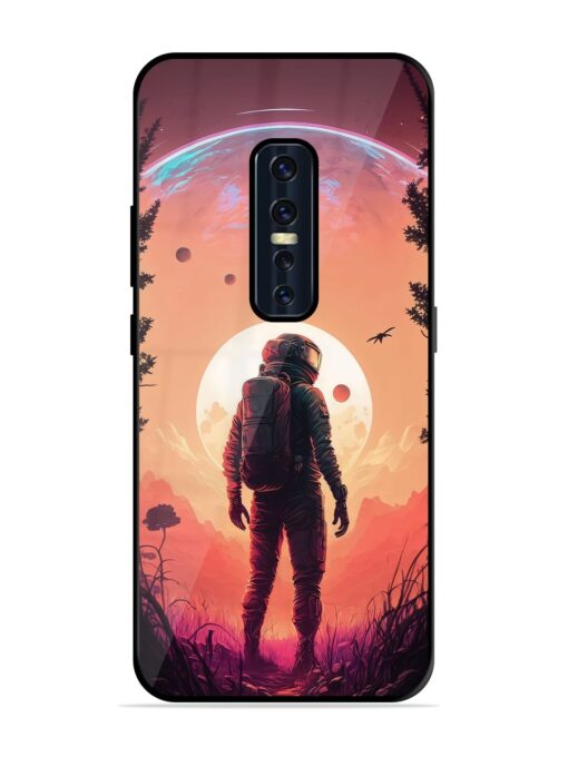 Red Sky At Morning Glossy Metal Phone Cover for Vivo V17 Pro Zapvi