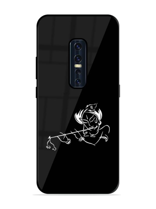 Krishna Flute Glossy Metal Phone Cover for Vivo V17 Pro Zapvi