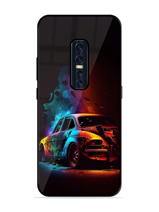 High Classic Car Art Glossy Metal Phone Cover for Vivo V17 Pro Zapvi