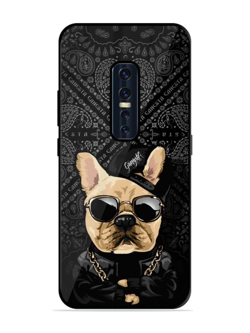 Gangsta Cool Sunmetales Dog Glossy Metal Phone Cover for Vivo V17 Pro Zapvi