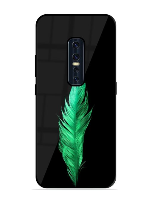 Feather Texture Glossy Metal Phone Cover for Vivo V17 Pro Zapvi