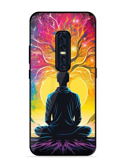 Mind Colourful Glossy Metal Phone Cover for Vivo V17 Pro Zapvi