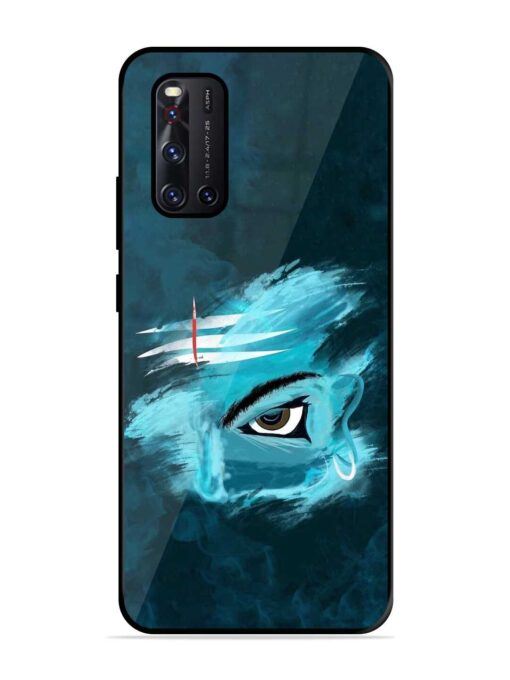 Lord Shiva Glossy Metal Phone Cover for Vivo V19 Zapvi