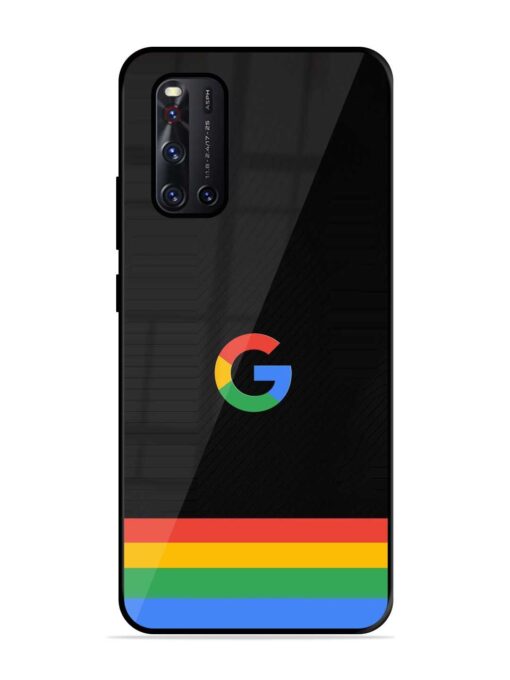 Google Logo Art Glossy Metal Phone Cover for Vivo V19 Zapvi