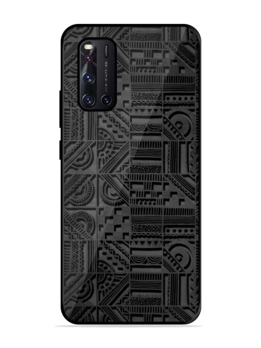 Seamless Pattern Glossy Metal Phone Cover for Vivo V19 Zapvi