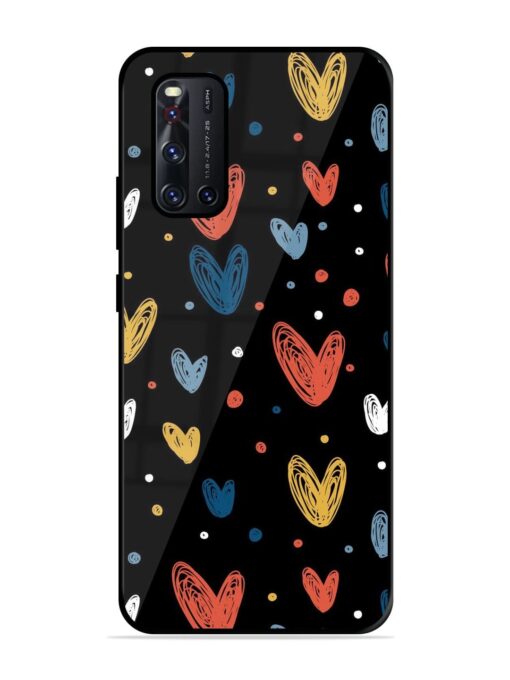 Happy Valentines Day Glossy Metal TPU Phone Cover for Vivo V19