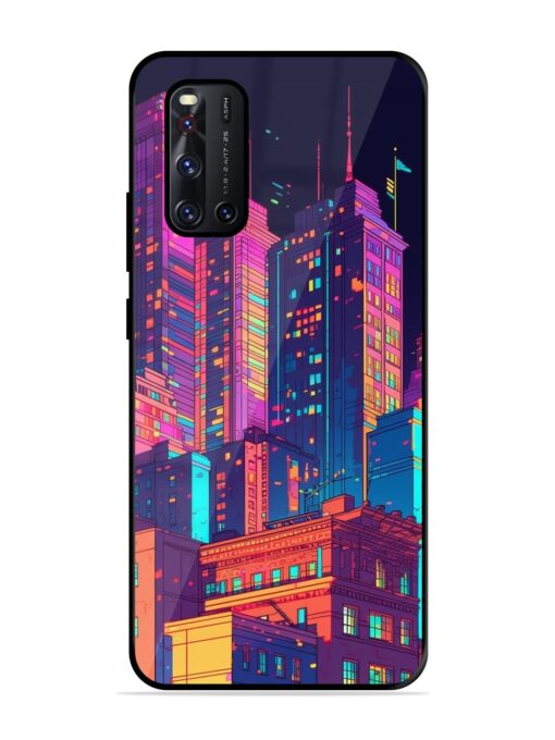 City View Glossy Metal Phone Cover for Vivo V19 Zapvi