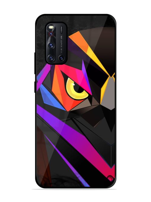 Wpap Owl Glossy Metal Phone Cover for Vivo V19