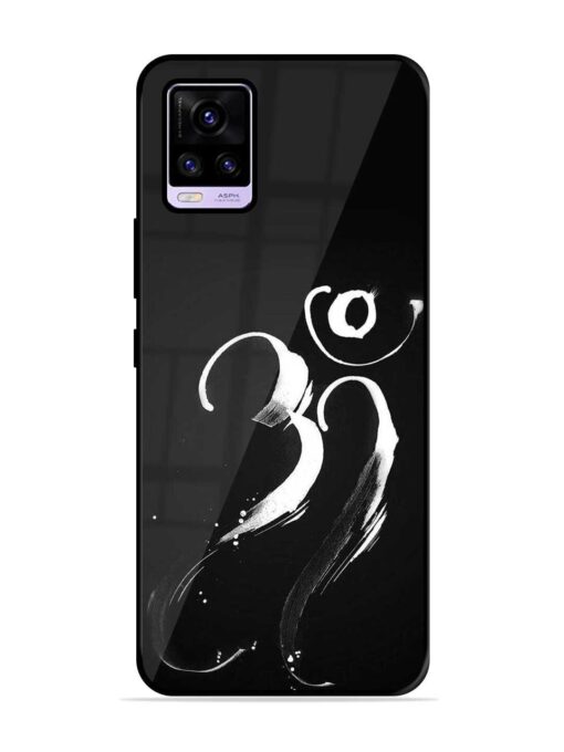 Om Logo Glossy Metal Phone Cover for Vivo V20 Zapvi