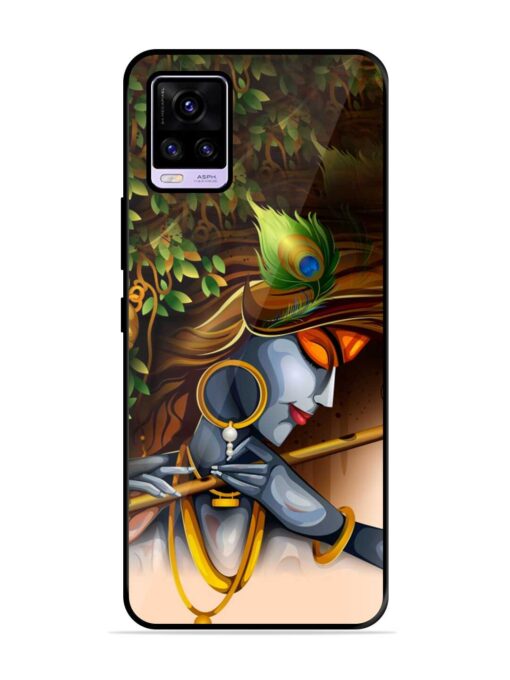 Krishna Glossy Metal Phone Cover for Vivo V20 Zapvi