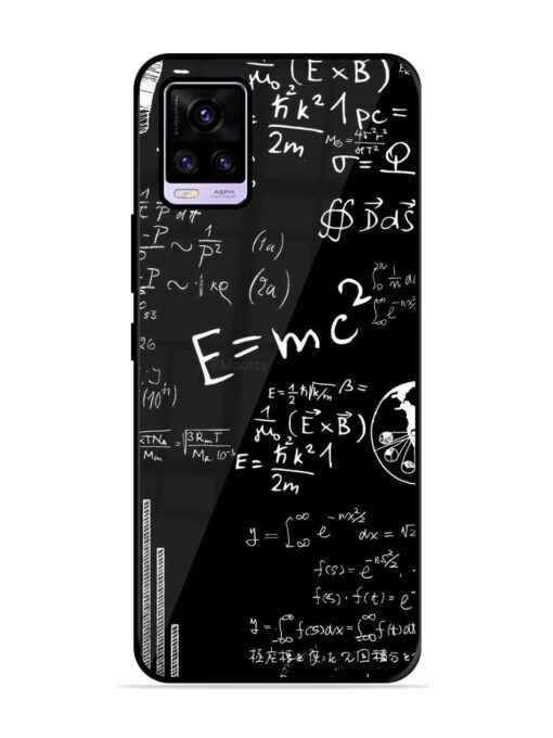 E=Mc2 Mass?Energy Equivalence Glossy Metal Phone Cover for Vivo V20 Zapvi