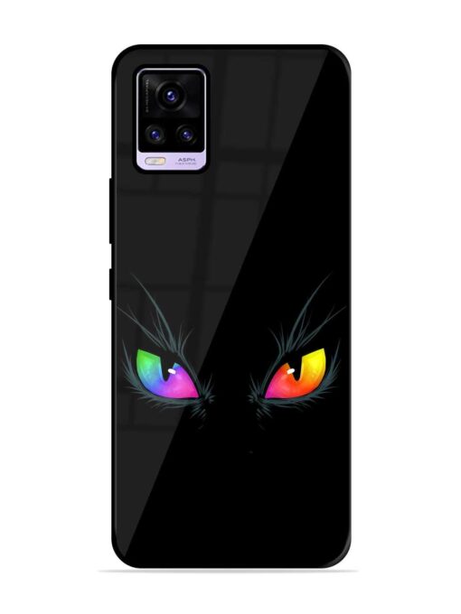 Cat Eyes Glossy Metal Phone Cover for Vivo V20 Zapvi