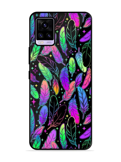 Bright Multi Colored Seamless Glossy Metal Phone Cover for Vivo V20 Zapvi