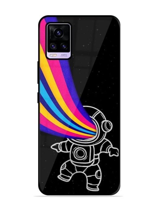 Astronaut Glossy Metal TPU Phone Cover for Vivo V20 Zapvi