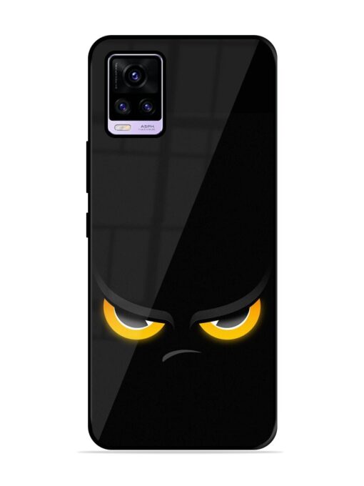 Scary Yellow Eye Glossy Metal TPU Phone Cover for Vivo V20 Zapvi