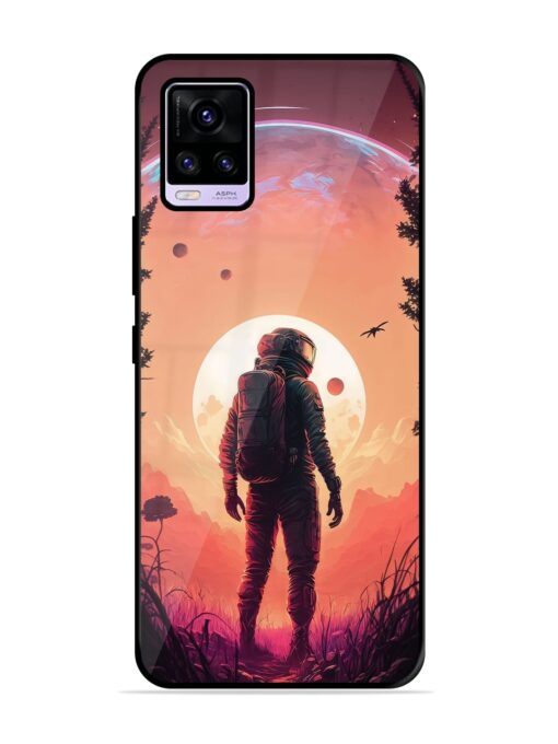 Red Sky At Morning Glossy Metal Phone Cover for Vivo V20 Zapvi