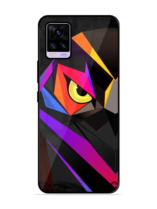 Wpap Owl Glossy Metal Phone Cover for Vivo V20 Zapvi