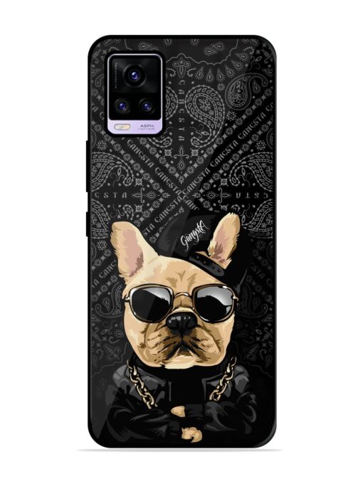 Gangsta Cool Sunmetales Dog Glossy Metal Phone Cover for Vivo V20 Zapvi