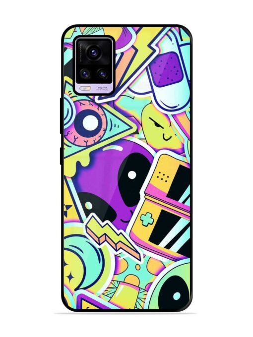 Scratch Art Glossy Metal Phone Cover for Vivo V20 Pro Zapvi