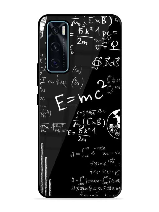 E=Mc2 Mass?Energy Equivalence Glossy Metal Phone Cover for Vivo V20 Se Zapvi