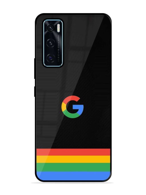 Google Logo Art Glossy Metal Phone Cover for Vivo V20 Se Zapvi