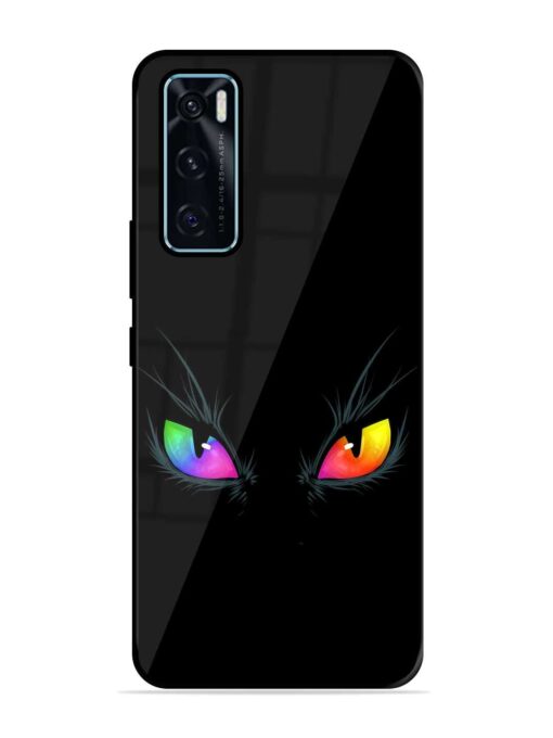 Cat Eyes Glossy Metal Phone Cover for Vivo V20 Se Zapvi