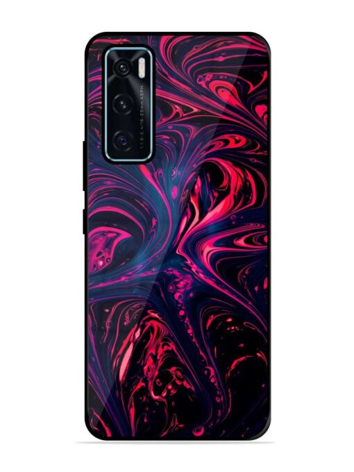 Abstract Background Glossy Metal Phone Cover for Vivo V20 Se Zapvi