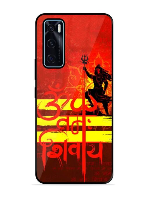 Illustration Lord Shiva Glossy Metal TPU Phone Cover for Vivo V20 Se Zapvi