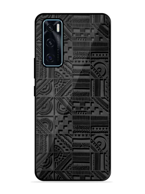 Seamless Pattern Glossy Metal Phone Cover for Vivo V20 Se Zapvi