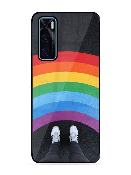 Legs Rainbow Glossy Metal TPU Phone Cover for Vivo V20 Se Zapvi