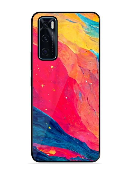 Starry Night Glossy Metal Phone Cover for Vivo V20 Se Zapvi