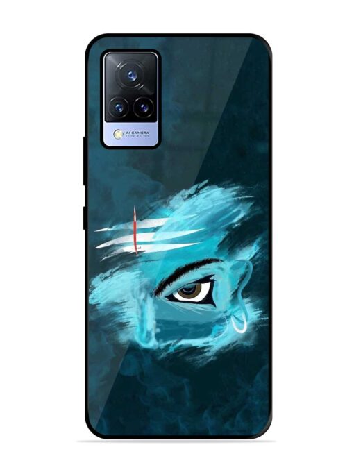 Lord Shiva Glossy Metal Phone Cover for Vivo V21 (5G) Zapvi