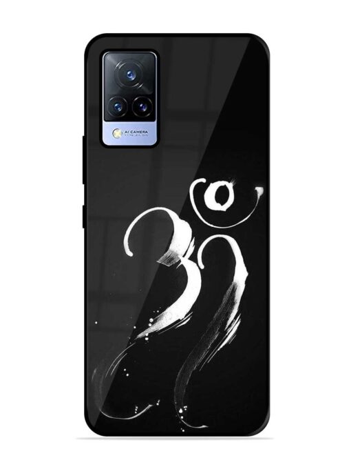 Om Logo Glossy Metal Phone Cover for Vivo V21 (5G)