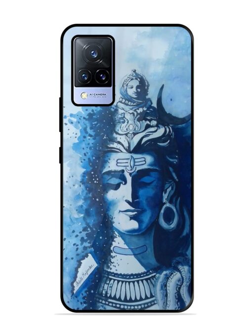 Shiv Art Glossy Metal Phone Cover for Vivo V21 (5G) Zapvi