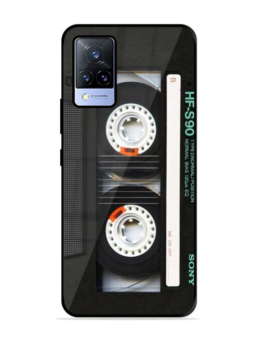 Sony Hf-S90 Cassette Glossy Metal Phone Cover for Vivo V21 (5G) Zapvi