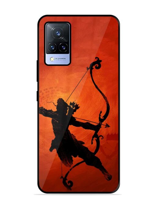 Illustration Lord Rama Glossy Metal Phone Cover for Vivo V21 (5G) Zapvi