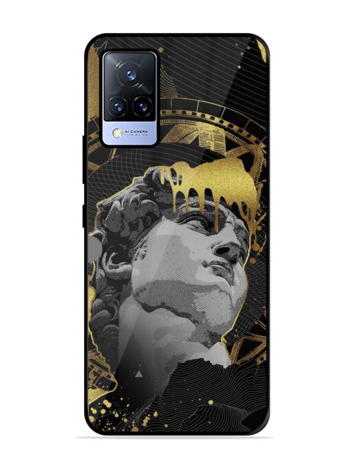 Roman Face Glossy Metal Phone Cover for Vivo V21 (5G)