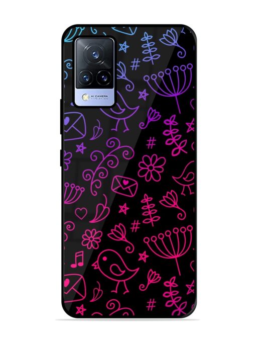 Cool Girly Glossy Metal Phone Cover for Vivo V21 (5G)