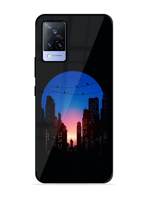 Minima City Vibe Glossy Metal Phone Cover for Vivo V21 (5G)