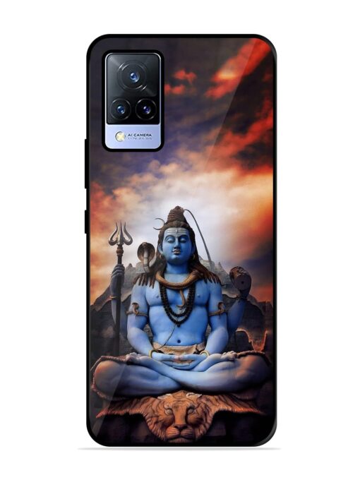 Jai Jai Shiv Glossy Metal Phone Cover for Vivo V21 (5G) Zapvi